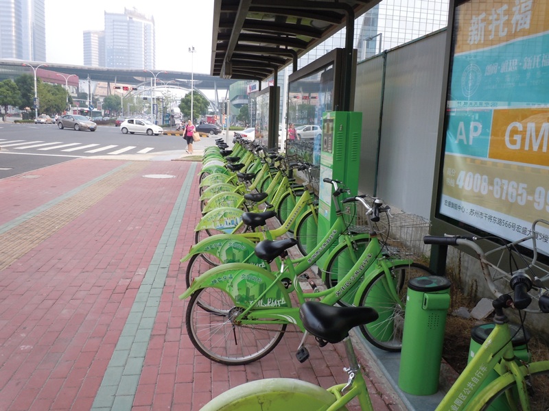 大気汚染対策に効果はあるか!? 蘇州の公共自転車レンタル